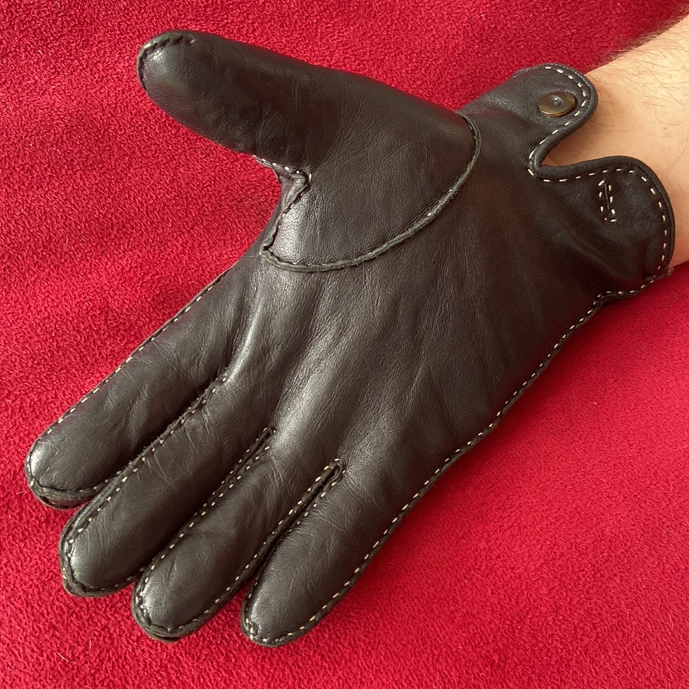 Leather, made in Italy gloves